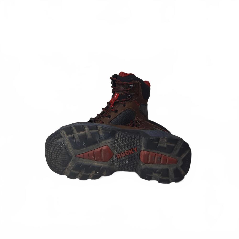 Rocky Men's 6" Hiker CT Boots Dark Brown Size 8 Wide - Picture 5 of 6
